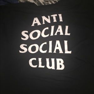 ASSC Anti Social Social Club Black Tee XL